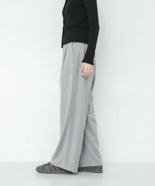 URBAN RESEARCH / アーバンリサーチ その他パンツ | 『UR TECH SMOOTHLUXE』ウール混タックギャザーストレートパンツ | 詳細11