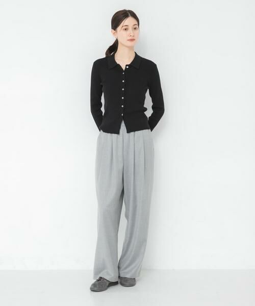 URBAN RESEARCH / アーバンリサーチ その他パンツ | 『UR TECH SMOOTHLUXE』ウール混タックギャザーストレートパンツ | 詳細13