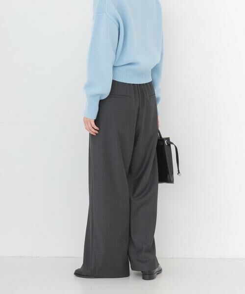 URBAN RESEARCH / アーバンリサーチ その他パンツ | 『UR TECH SMOOTHLUXE』ウール混タックギャザーストレートパンツ | 詳細22