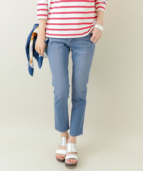 ＊＊URBAN RESEARCH / アーバンリサーチ デニムパンツ | 360°ストレッチデニムパンツ（L.BLUE）