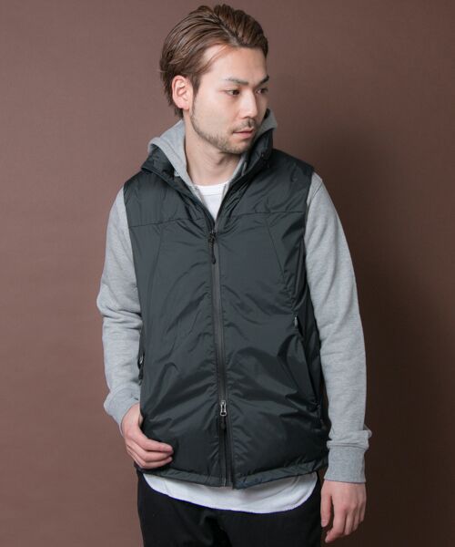 美品✨️ナンガ × アーバンリサーチ オーロラ ダウンベスト ブラック 40 NANGA × URBAN RESEARCH DOORS 2023 MEN'S AUTUMN/WINTER