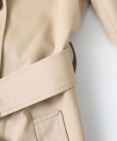 45R 高密度ギャバトレンチコート　ライナー付き セール】 高密度ギャバトレンチコート （トレンチコート