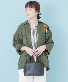 ROTHCO×UR　別注ワッペンリメイクシャツブルゾン