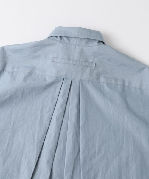 TICCA 半袖ライトブルーシャツ 春夏向け【形態安定】SUMMERPREMIUMPLEATS_スモールワイドカラー