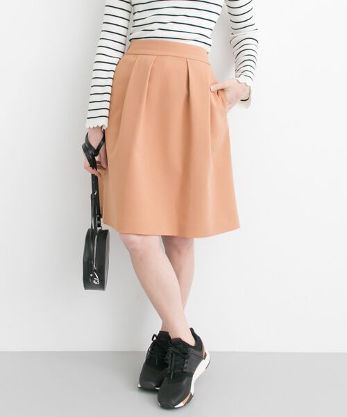 ＊＊URBAN RESEARCH / アーバンリサーチ スカート | タックスカート（ORANGE）