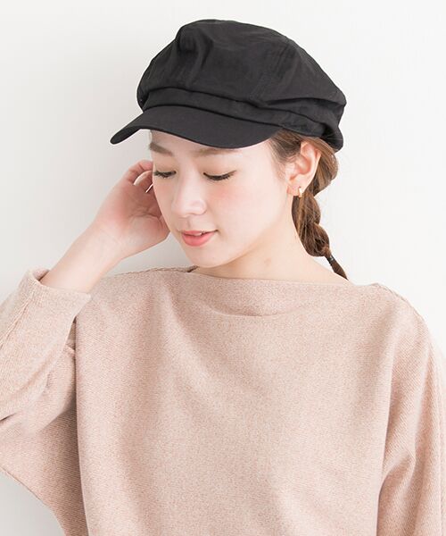 ＊＊URBAN RESEARCH / アーバンリサーチ ハンチング・キャスケット・ベレー帽 | ボリュームキャスケット（Black）