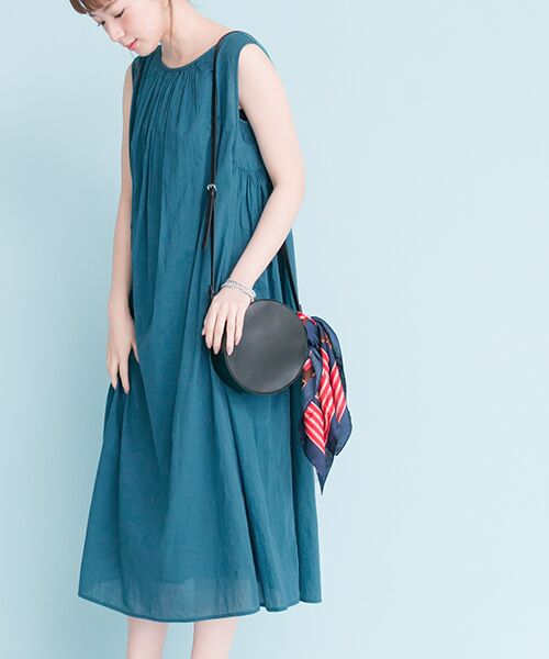 ＊＊URBAN RESEARCH / アーバンリサーチ ワンピース | ギャザーマキシワンピース（SEAGREEN）