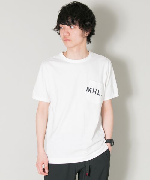 お値下げ　タグ付新品　アーバンリサーチ×MHL ロゴプリントTシャツ 再値下げ タグ付新品 アーバンリサーチ×MHL ロゴプリントTシャツ