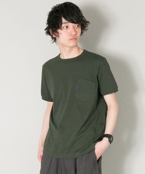 ＊＊URBAN RESEARCH / アーバンリサーチ Tシャツ | MHL.×URBAN RESEARCH　別注LOGO T-SHIRTS（GREEN）