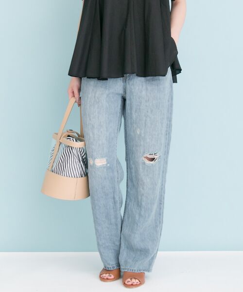 ＊＊URBAN RESEARCH / アーバンリサーチ デニムパンツ | リネンデニムパンツ（L.INDIGO）