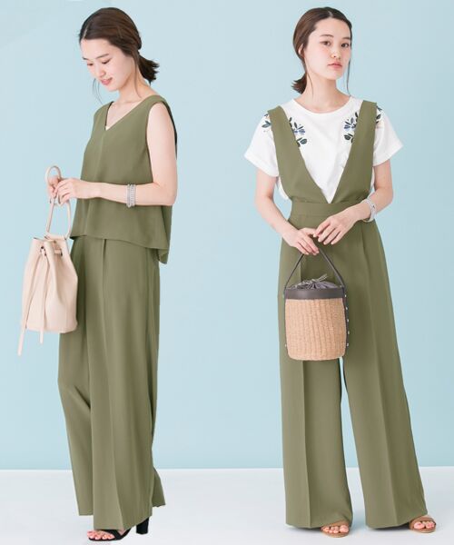 ＊＊URBAN RESEARCH / アーバンリサーチ ワンピース | マルチWAYオールインワン（KHAKI）