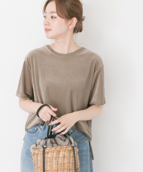 ＊＊URBAN RESEARCH / アーバンリサーチ Tシャツ | ベロアTシャツ（GREGE）