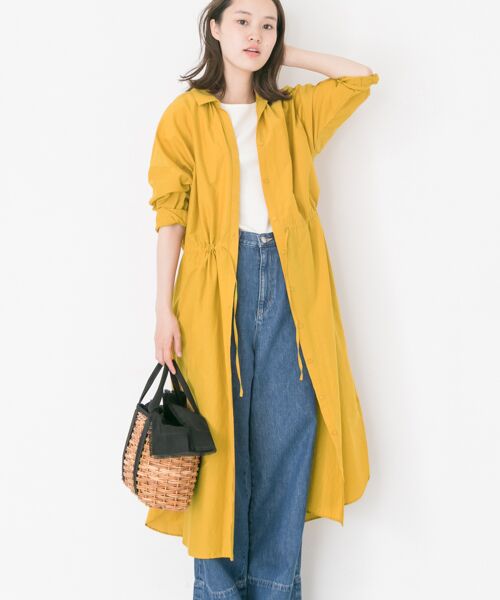 美品 KNOTT トゥモローランド 洗える シルクシャツワンピース 絹100% 良品 42 Saints-Peres キャラントドゥサンペール