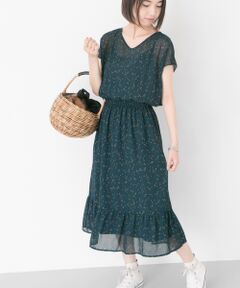 ランダムドットギャザーワンピース