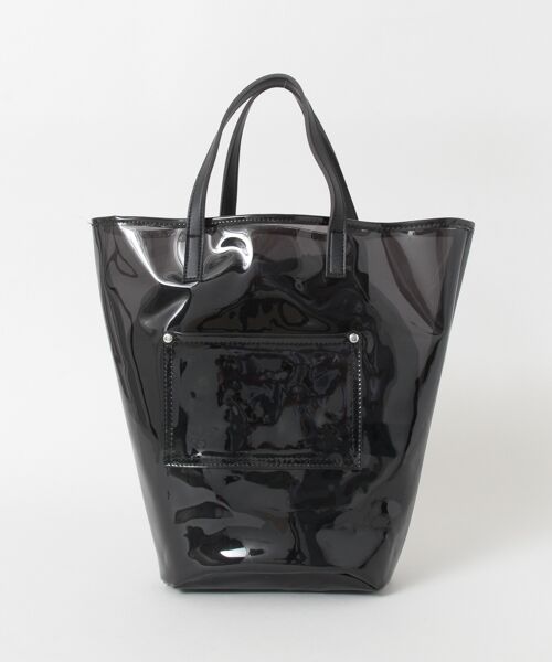 ＊＊URBAN RESEARCH / アーバンリサーチ トートバッグ | PVCクリアトート（BLACK）