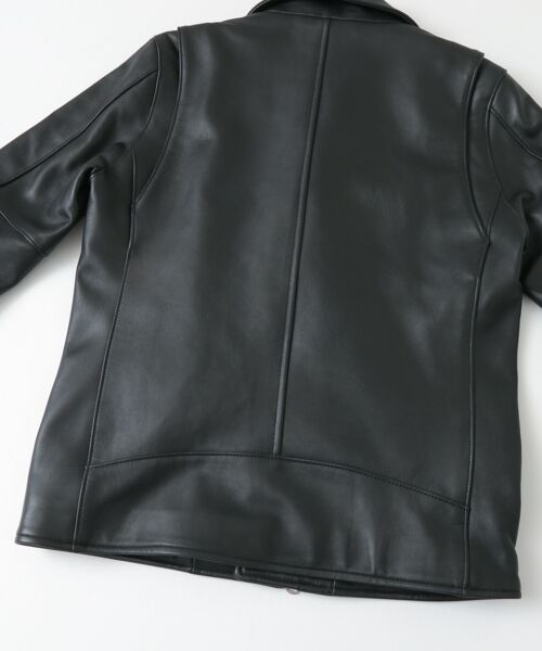 美品✨アーバンリサーチ ラムレザージャケット シングルライダース ノーカラー 美品!!【至極のラムレザー】URBAN RESEARCH シングル ライダース