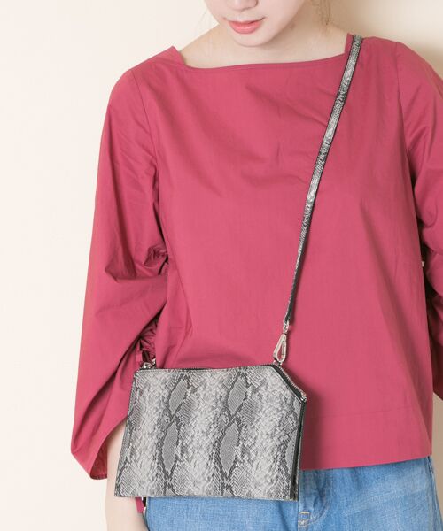 ＊＊URBAN RESEARCH / アーバンリサーチ ショルダーバッグ | スクエアショルダーバッグ（パイソン）