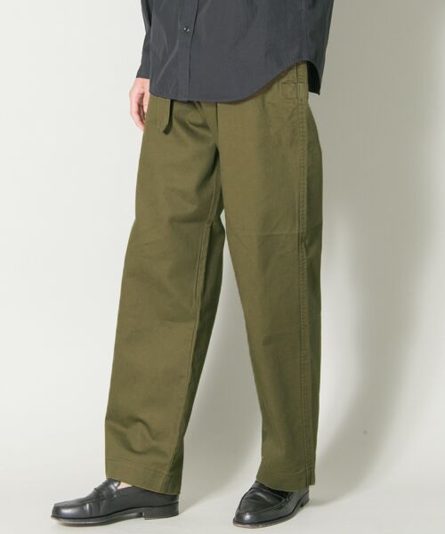 セール】 MHL. COTTON DRILL BELTED PANTS （その他パンツ