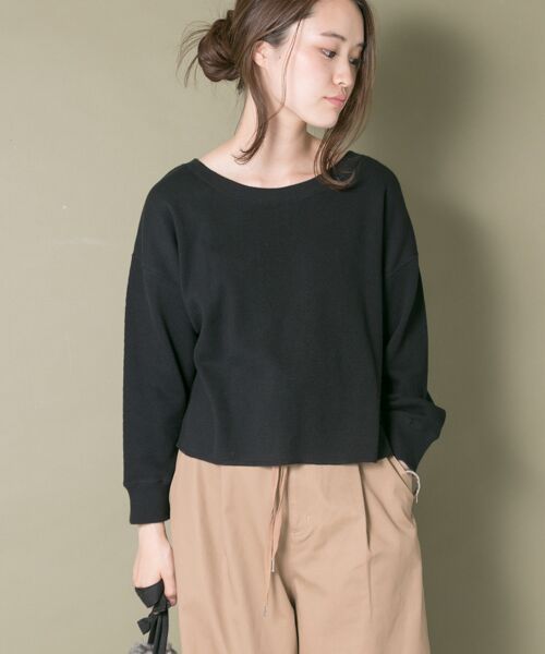 セール】 【WEB限定】サーマルショート丈プルオーバー （Tシャツ