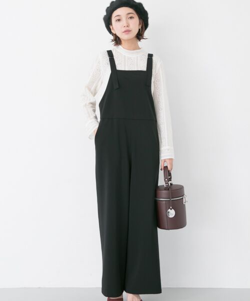 新品　UNTITLED　ストレッチツイルサロペット セール】 ストレッチツイルサロペット （サロペット