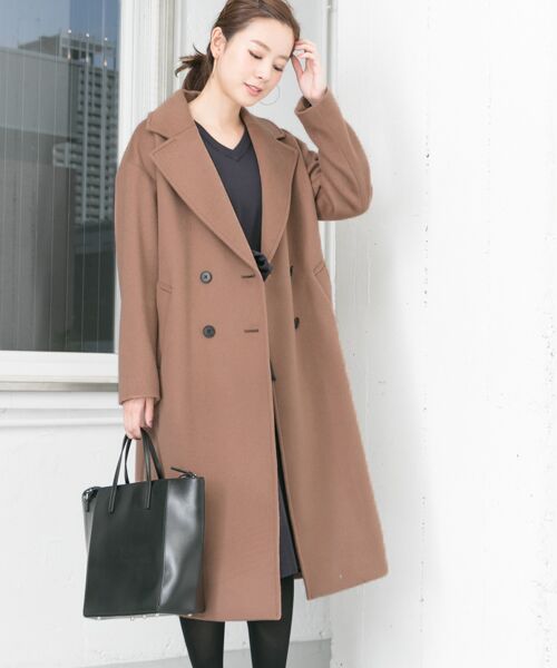 ＊＊URBAN RESEARCH / アーバンリサーチ ピーコート | インナーダウン付きPコート（CHOCO）