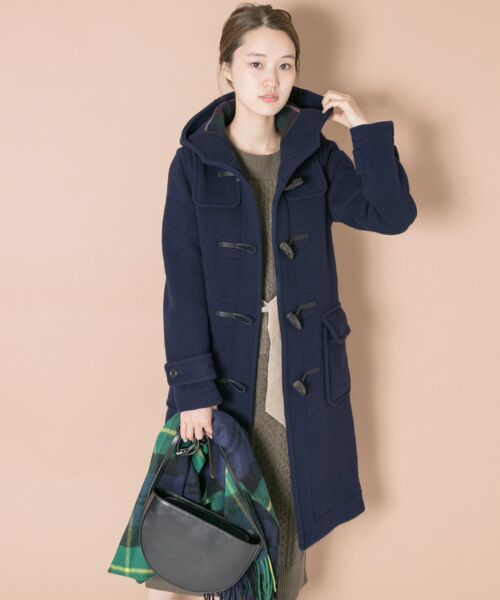 ロンドントラディション×アーバンリサーチ別注 ダッフルコート　ロング丈　チェック セール】 LONDON TRADITION×URBAN RESEARCH 別注ダッフルコート