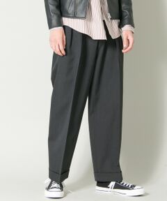 ZUBON　2Tuck Wide Trouser