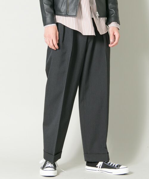 セール】 ZUBON 2Tuck Wide Trouser （その他パンツ