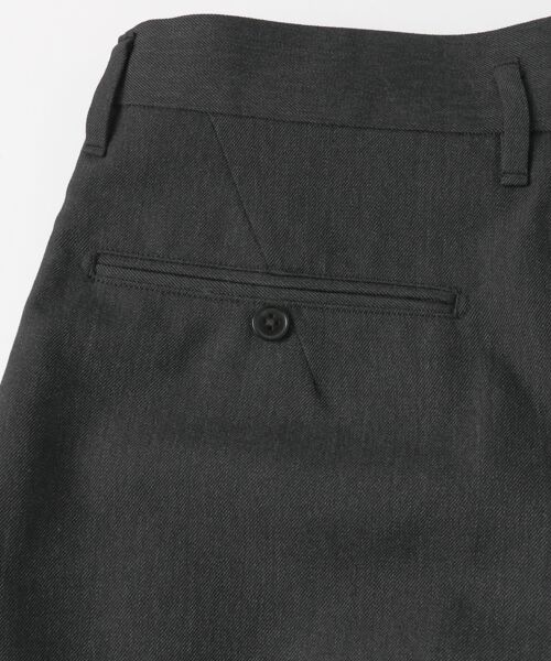 【アーバンリサーチ】サキソニー　ドレスパンツ（size 46）ブラック&グレー AMBIDEX Store サキソニーストレッチ セーラーショートパンツ(38