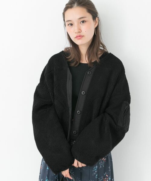 ALPHA INDUSTRIES W DROP SHOULDER BOA BLOUSON （ブルゾン