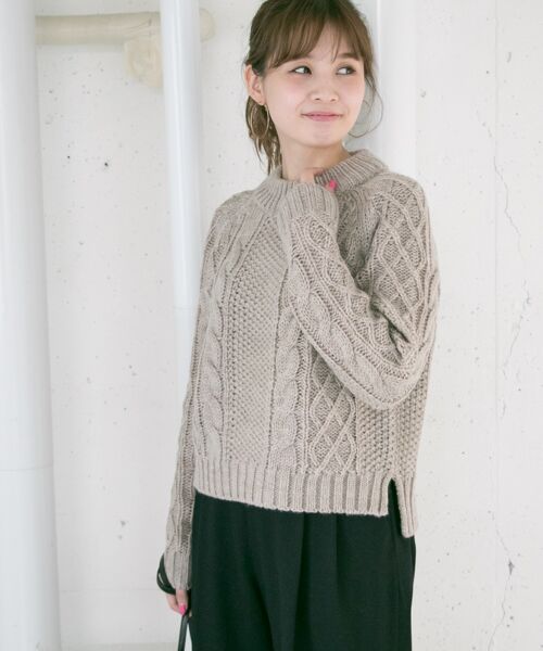 セール】 【WEB限定】ケーブルニット （ニット・セーター）｜＊＊URBAN