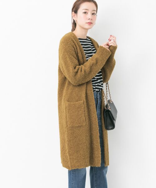アーバンリサーチ　ブークレガウンカーディガン URBAN RESEARCH ROSSO - アーバンリサーチ ブークレガウンカーディガン