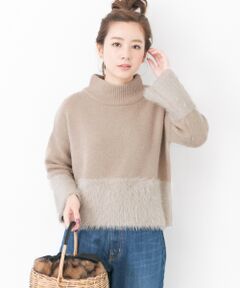 フェザーヤーンボリュームニット