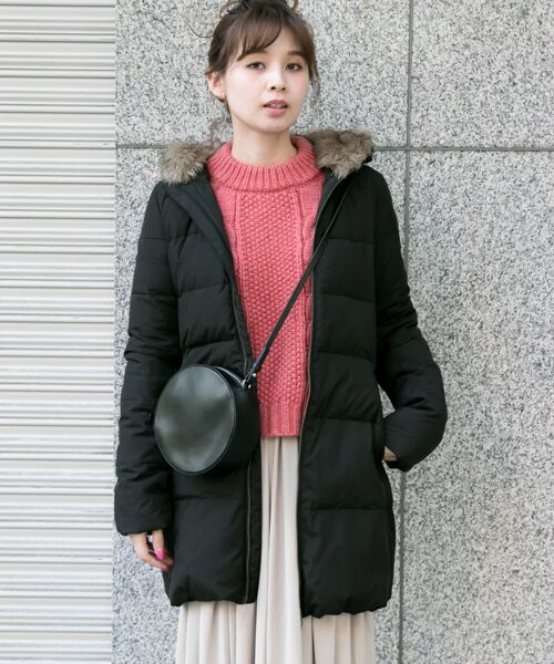 セール】 【WEB限定】ミドル丈2WAYダウンコート （ダウンジャケット