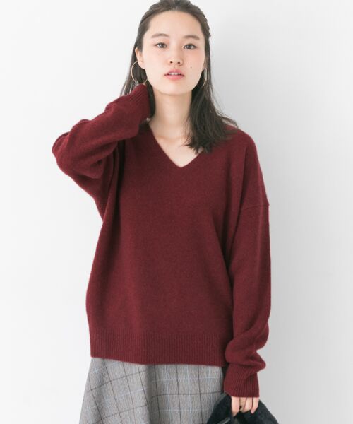 セール】 ヤクVネックニット （ニット・セーター）｜＊＊URBAN