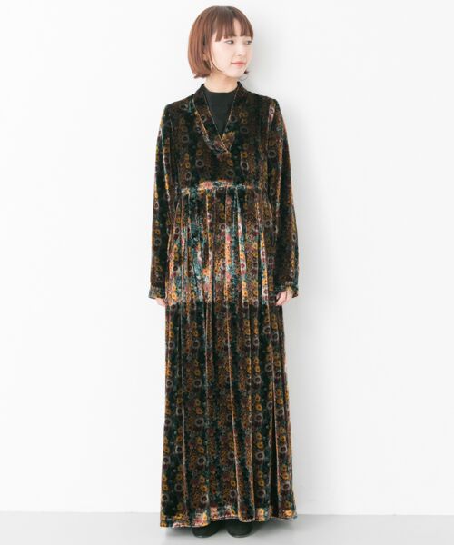 セール】 小谷実由×URBAN RESEARCH ロング花柄ワンピース セール】 小谷実由×URBAN RESEARCH ロング花柄ワンピース
