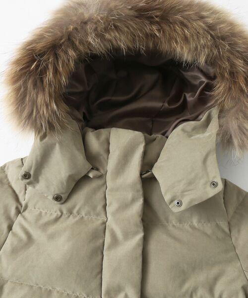 美品☆URBAN RESEARCH ラクーンファーフードダウンコート カーキ38 美品☆URBAN RESEARCH ラクーンファーフードダウンコート カーキ