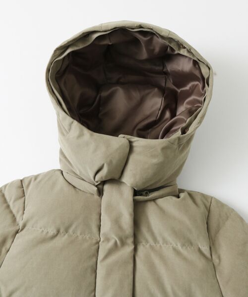 美品☆URBAN RESEARCH ラクーンファーフードダウンコート カーキ38 美