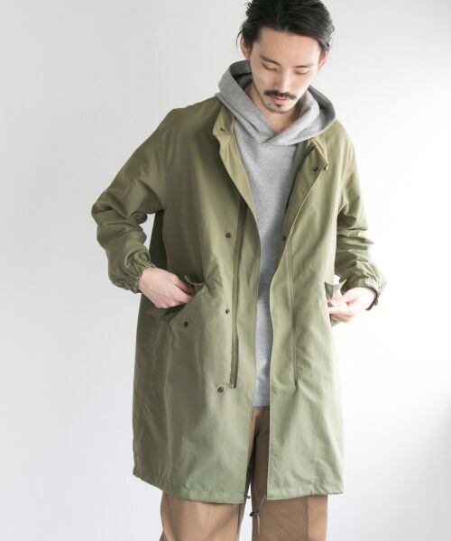 ＊＊URBAN RESEARCH / アーバンリサーチ ミリタリージャケット・コート | ライトナイロンモッズパーカー（khaki）