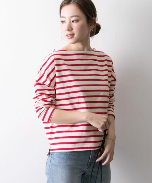 blurhms ボートネックボーダーカットソー kanellmidship-6.jpg