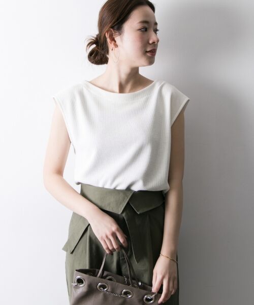 ＊＊URBAN RESEARCH / アーバンリサーチ Tシャツ | 機能素材サーマルボートネックカットソー（OFF）