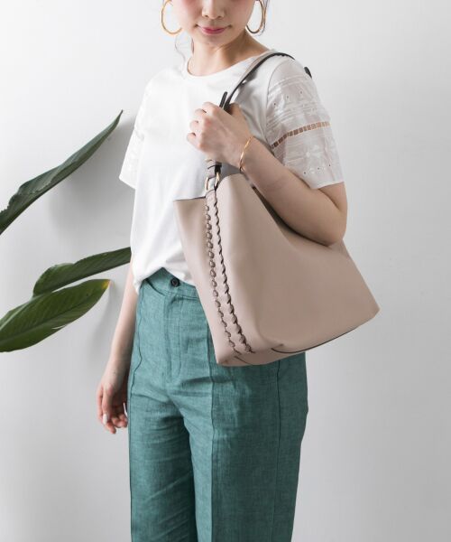 ＊＊URBAN RESEARCH / アーバンリサーチ トートバッグ | カガリステッチワンショルダートート（GREGE）