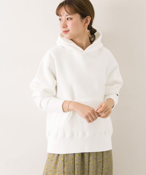 ＊＊URBAN RESEARCH / アーバンリサーチ パーカー | Champion×URBAN RESEARCH　別注RWプルオーバーパーカー（オフホワイト）