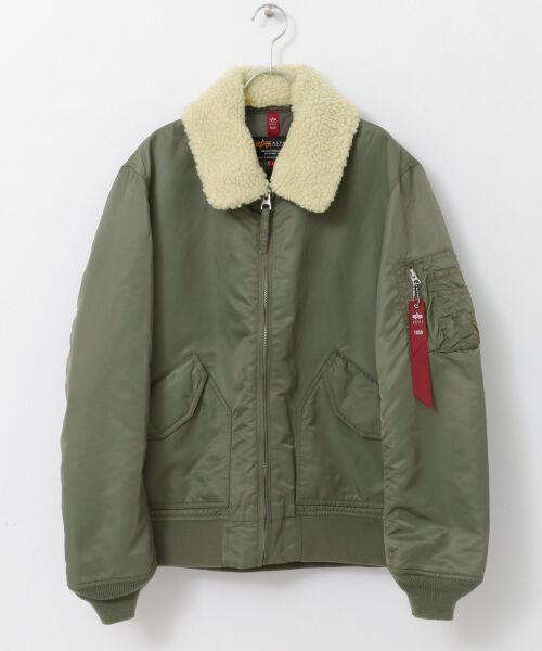 ALPHA INDUSTRIES×URBANRESEARCHid CWU-45P Alpha Industries Men's CWU 45-P Flight Jacket (XS, Black) at