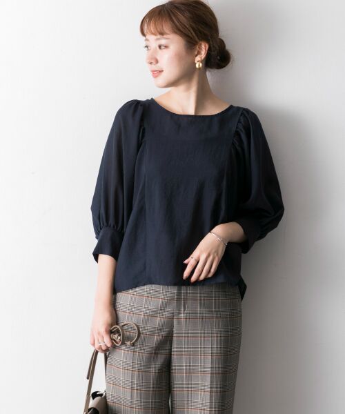 meer. メーア　スクエアスリーブブラウス 楽天市場】スクエアネックチューリップスリーブトップス