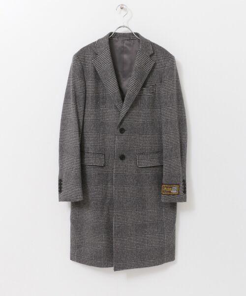 美品　高級　アーバンリサーチ　ハリスツイード　チェスターコート グレンチェック グレンチェックのツイードチェスターコート – House of HIROMI
