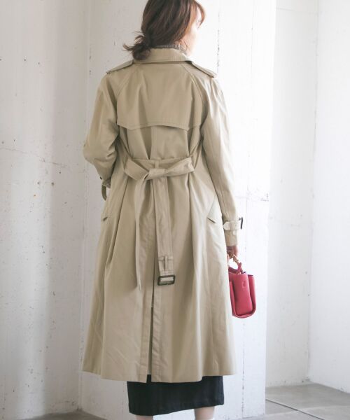 YLEVE ロングトレンチコート Demi-Luxe BEAMS（デミルクス ビームス）YLEVE / コットン
