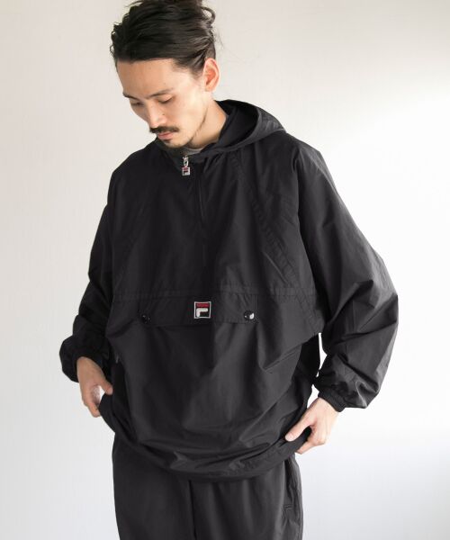 ＊＊URBAN RESEARCH / アーバンリサーチ その他アウター | FILA　ANORAK（BLACK）