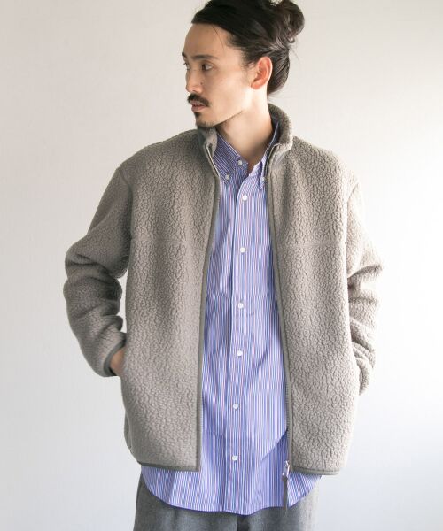 ＊＊URBAN RESEARCH / アーバンリサーチ ブルゾン | POLARTECスタンドブルゾン（GRAY）