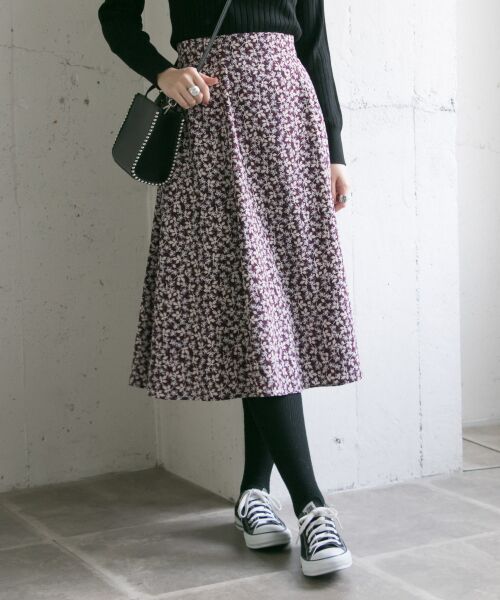 ＊＊URBAN RESEARCH / アーバンリサーチ スカート | ヴィンテージフラワーマーメイドスカート（PPL）